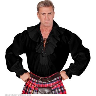Camicia nera lacci