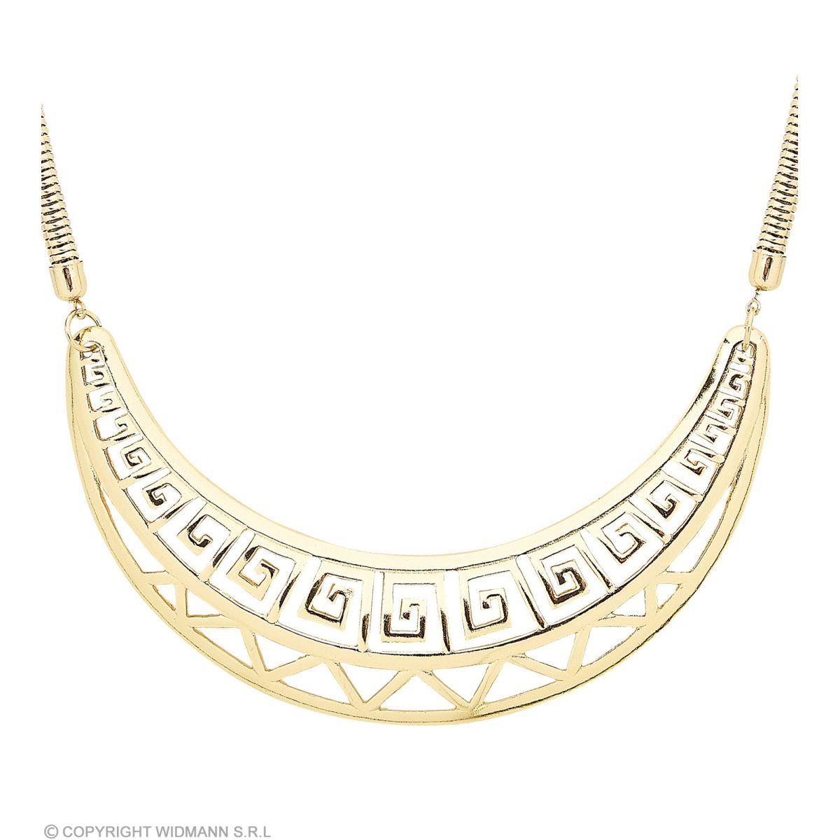Collana metallo oro greco romana egiziana