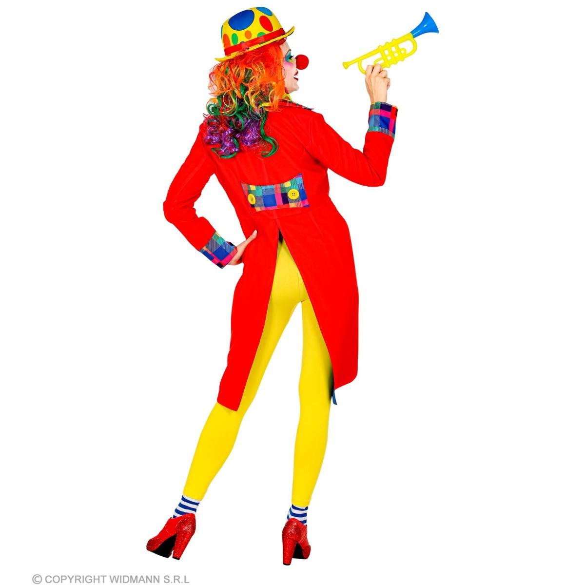 Giacca frac clown rossa