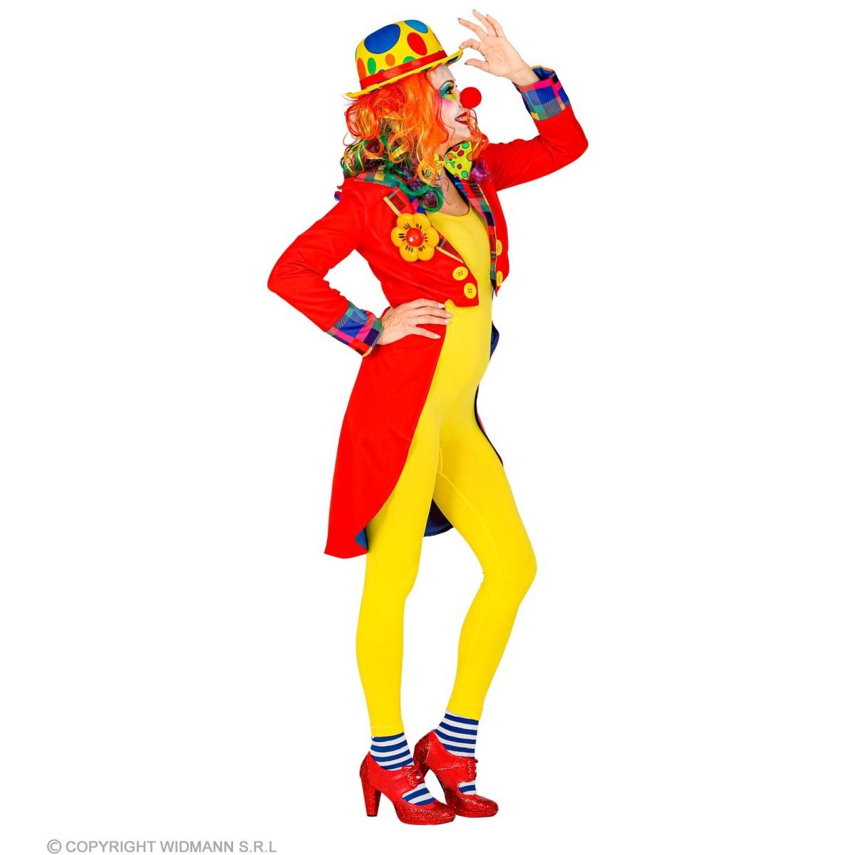 Giacca frac clown rossa