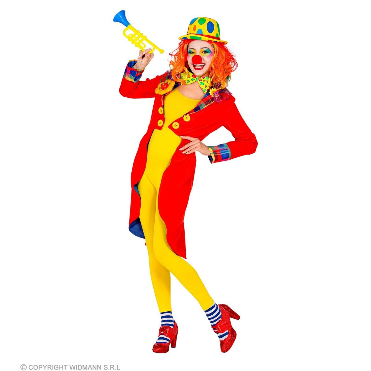 Giacca frac clown rossa