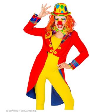 Giacca frac clown rossa