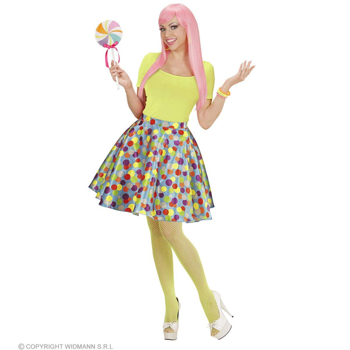Gonna pin up anni 50 60 pois modello a