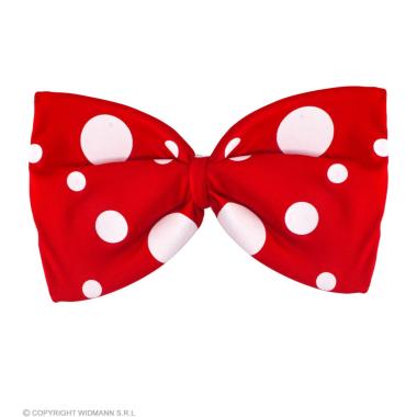 Papillon clown rosso pois bianchi modello a