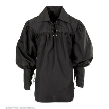 Camicia nera lacci