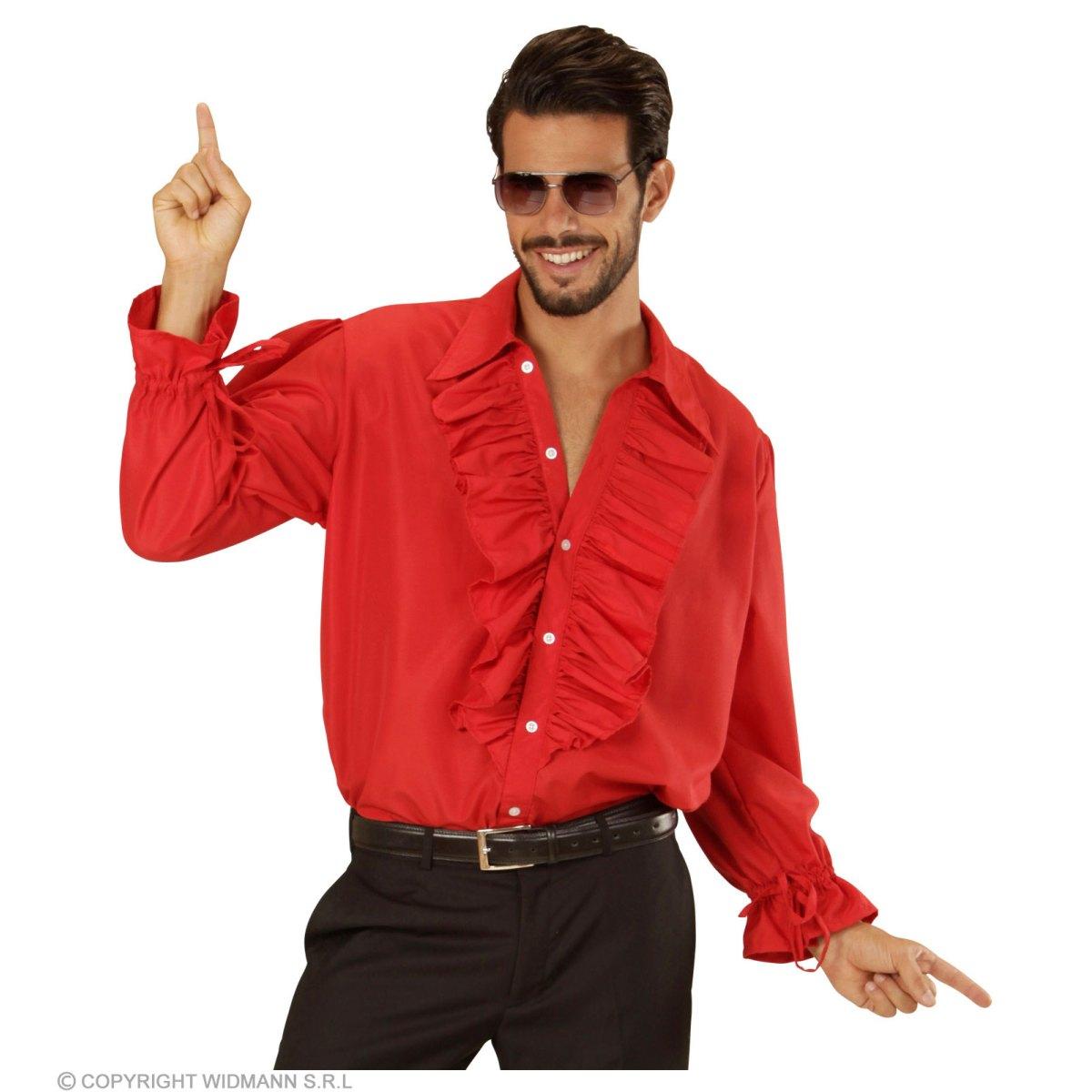 Camicia rossa disco rouges
