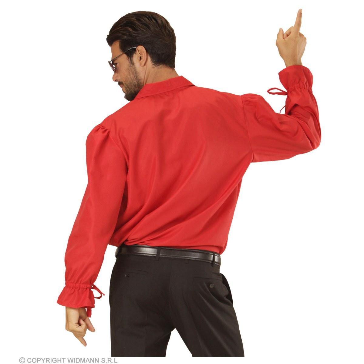 Camicia rossa disco rouges