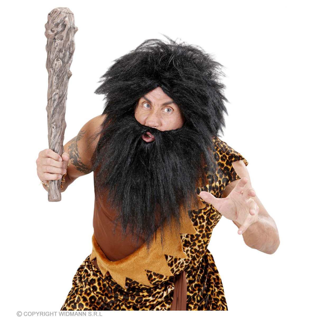 Parrucca pirata nera barba