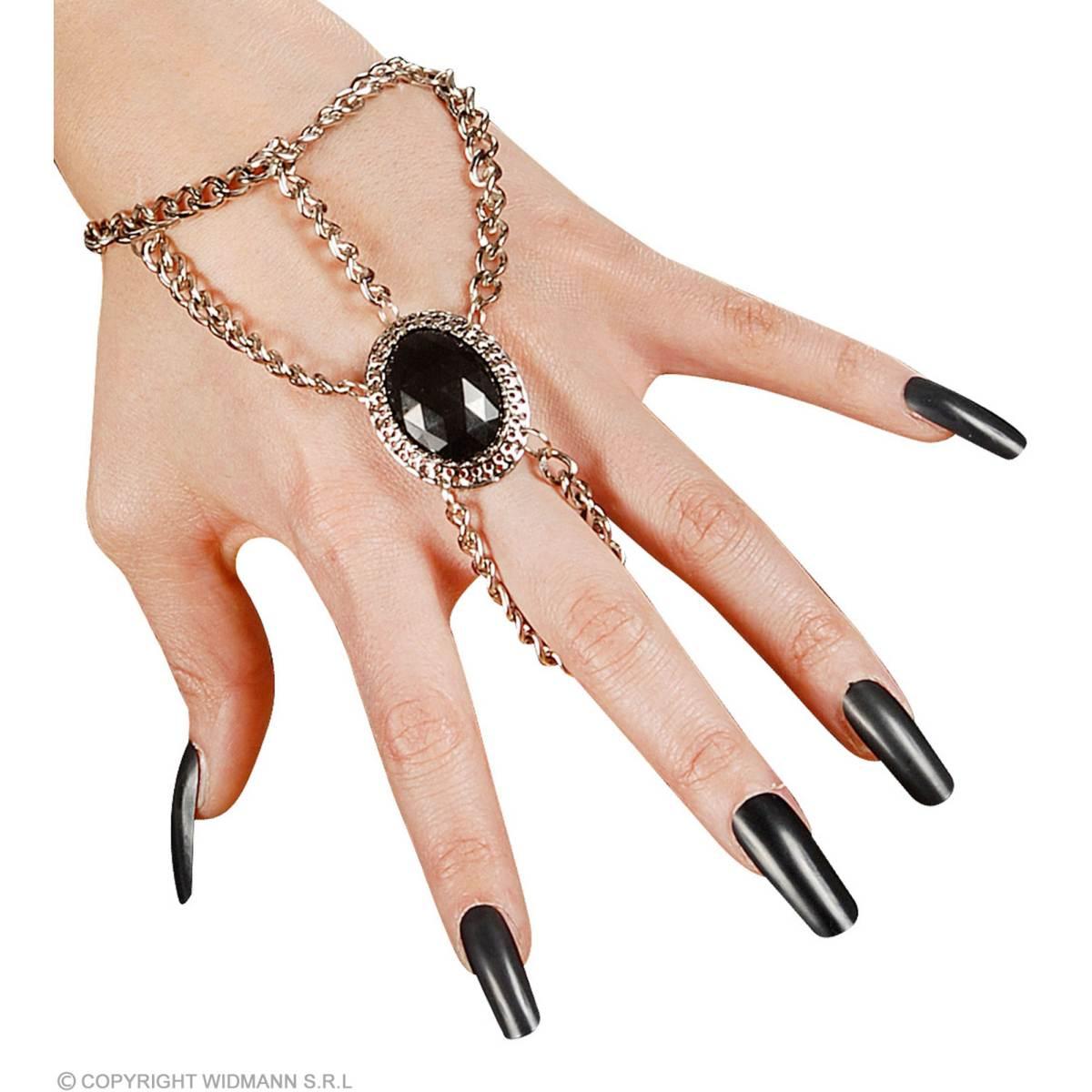 Bracciale metallo infradito medaglioni