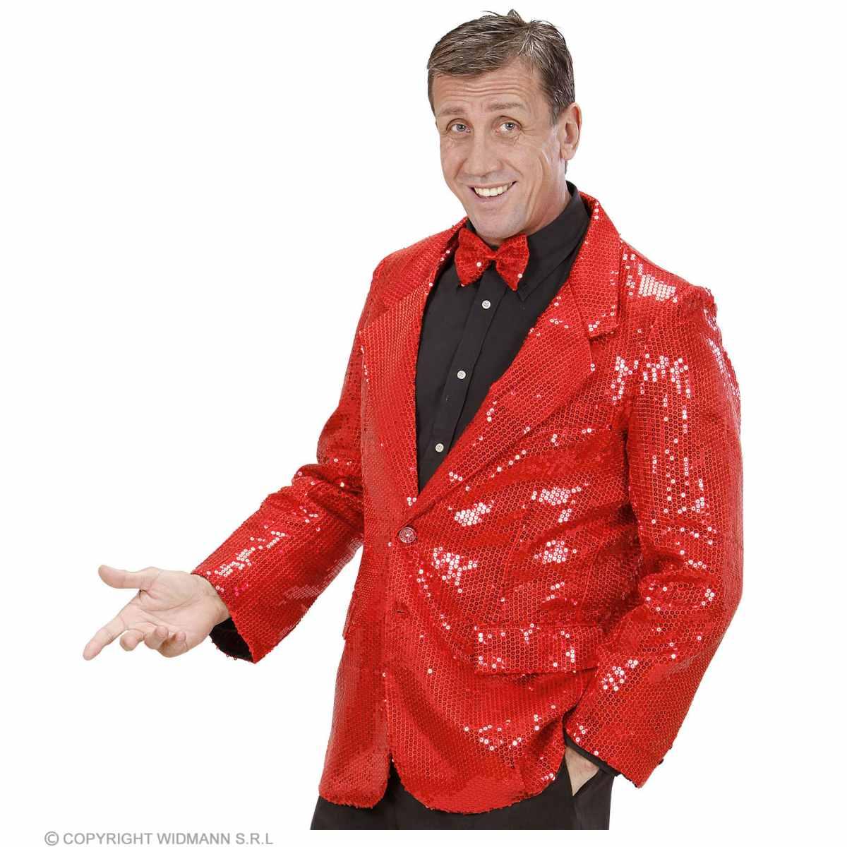 Giacca rossa paillettes