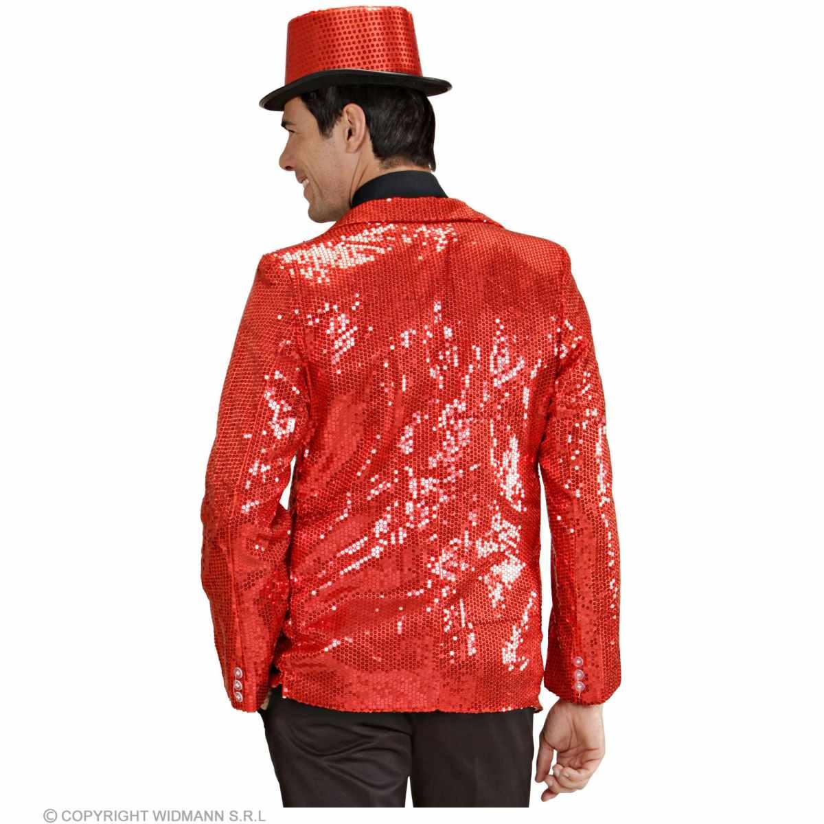 Giacca rossa paillettes