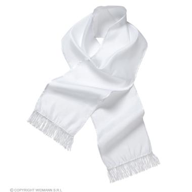 Sciarpa foulard raso bianco
