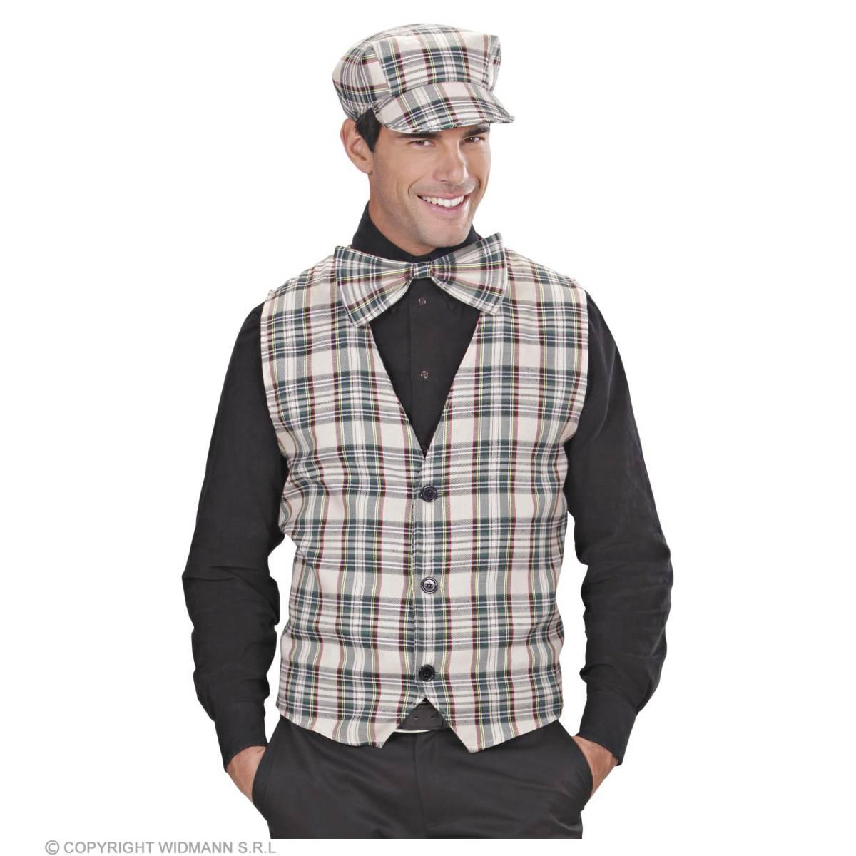 Costume gilet tartan
