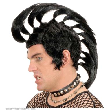 Parrucca punk rock mohawk