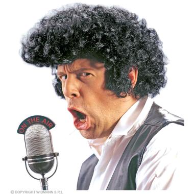 Parrucca cantante elvis rock roll ner modello n
