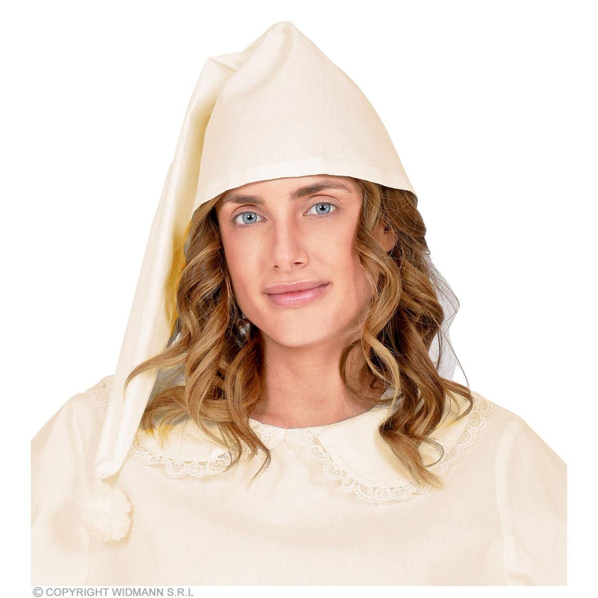 Cappello cuffia da notte beige