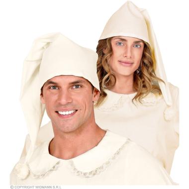 Cappello cuffia da notte beige