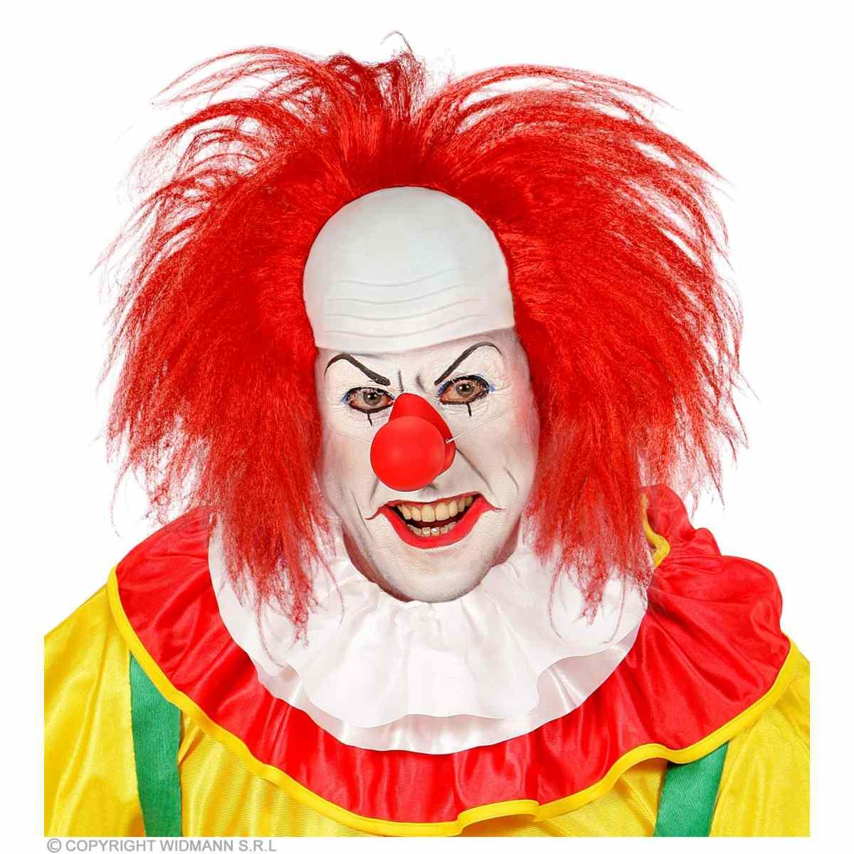 Parrucca clown calotta
