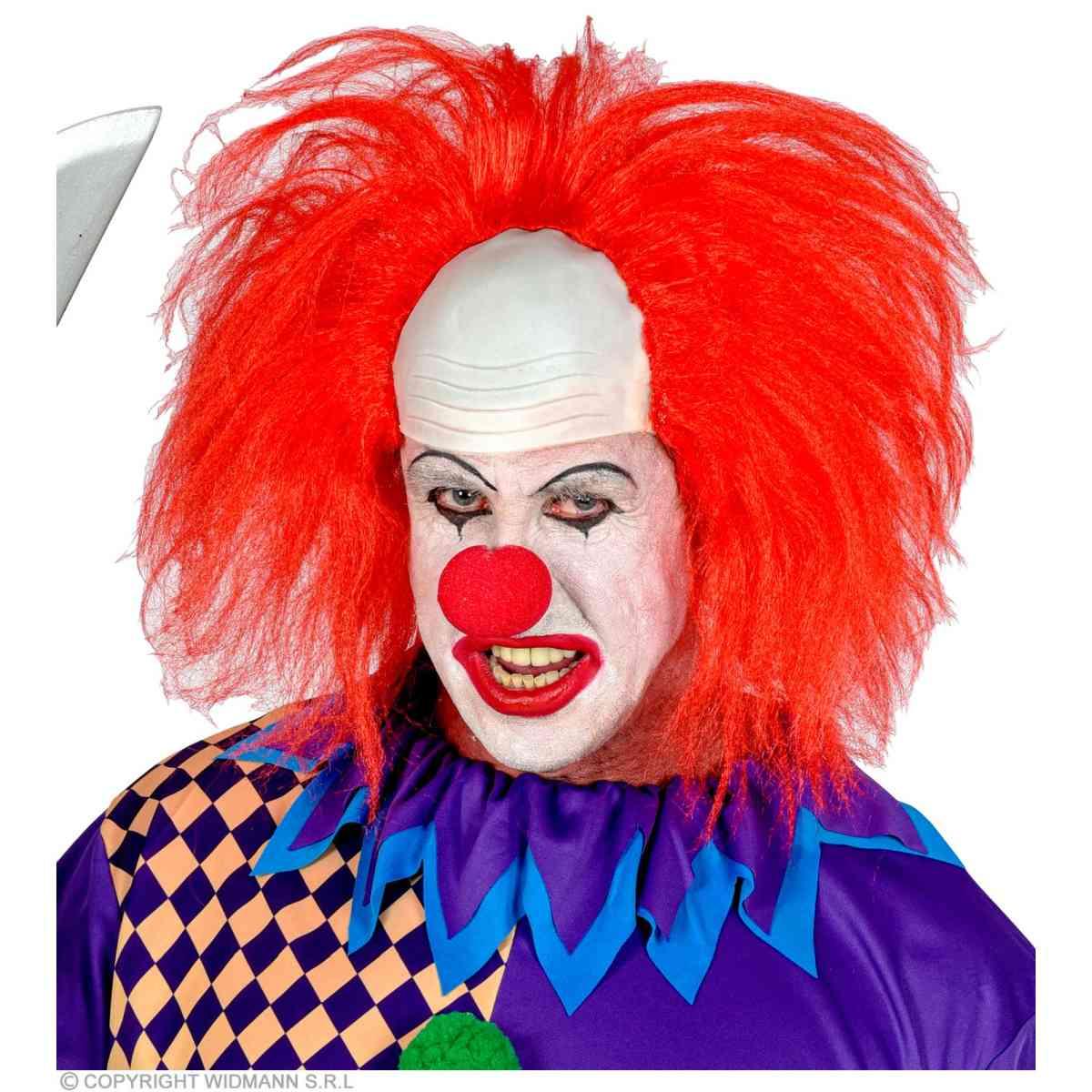 Parrucca clown calotta