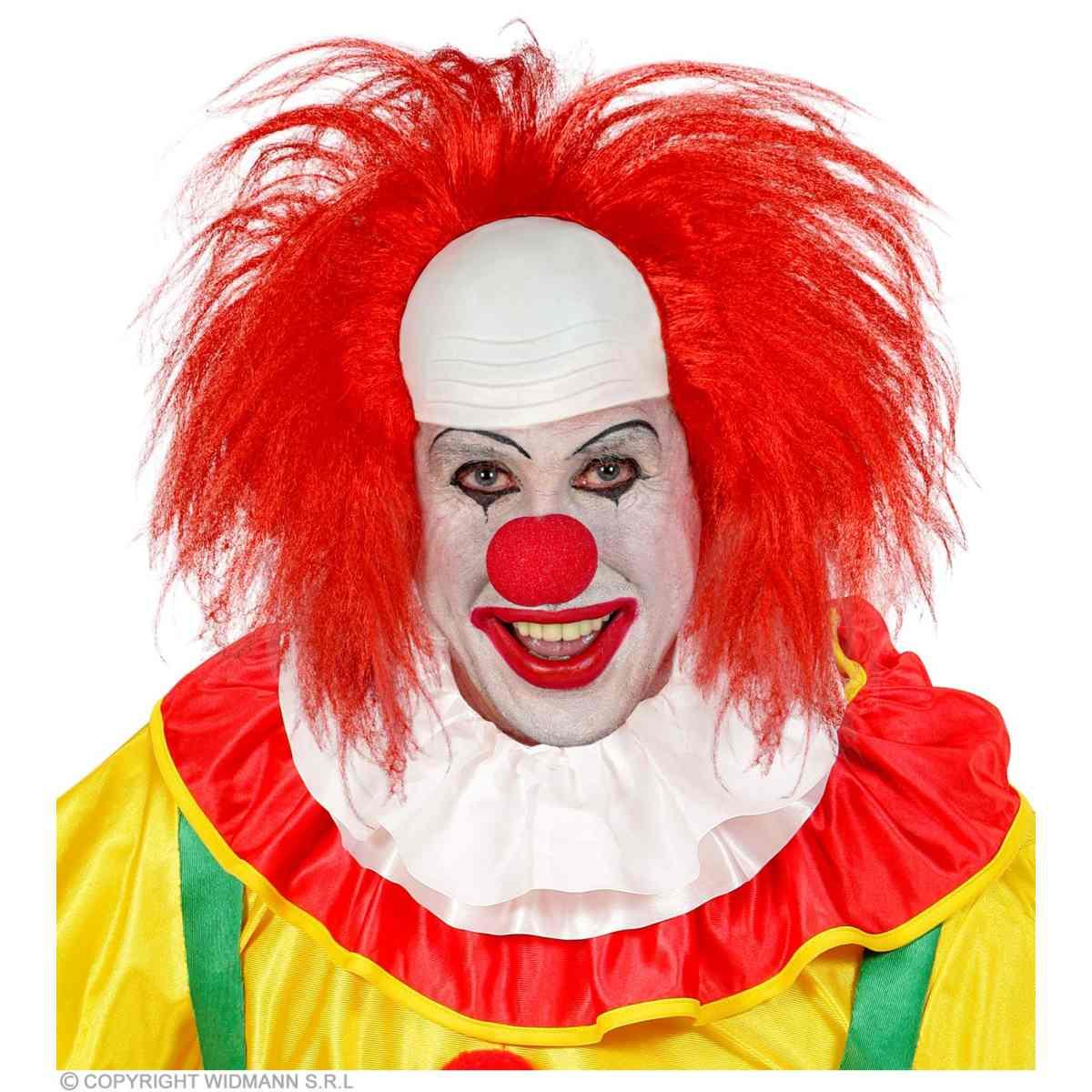 Parrucca clown calotta