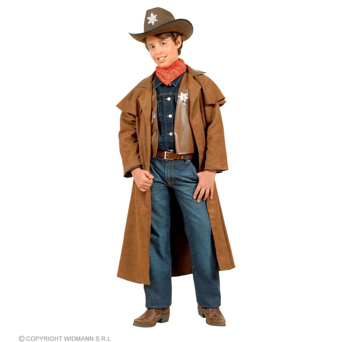 Costume cappotto cowboy gilet