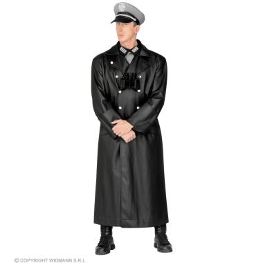 Cappotto generale similpelle nero