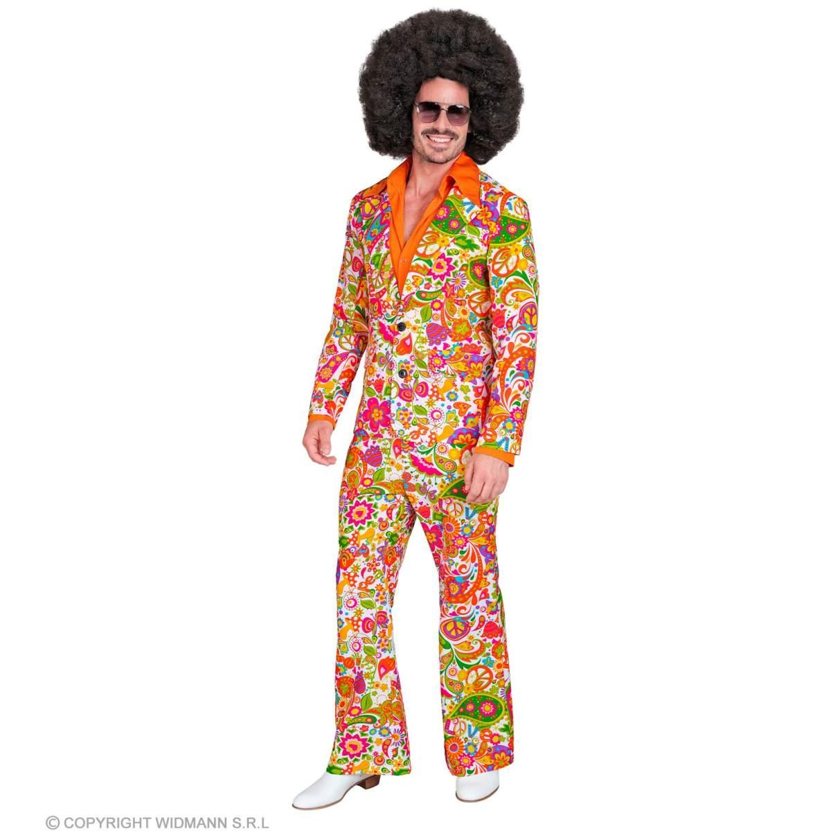 Costume completo anni 60 multicolor