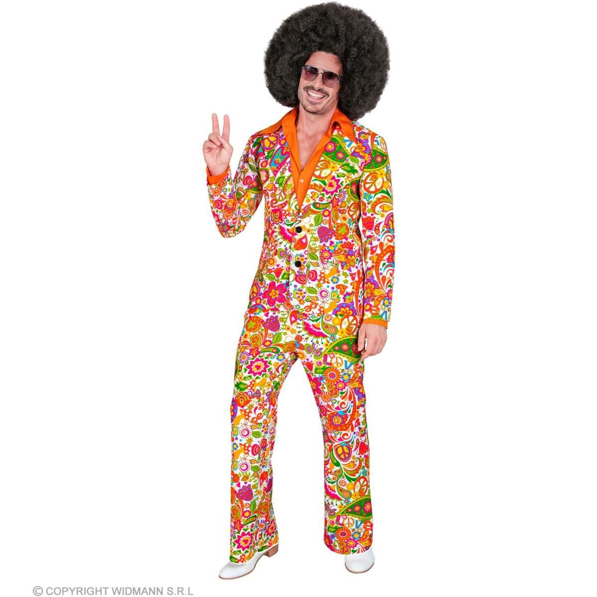 Costume completo anni 60 multicolor
