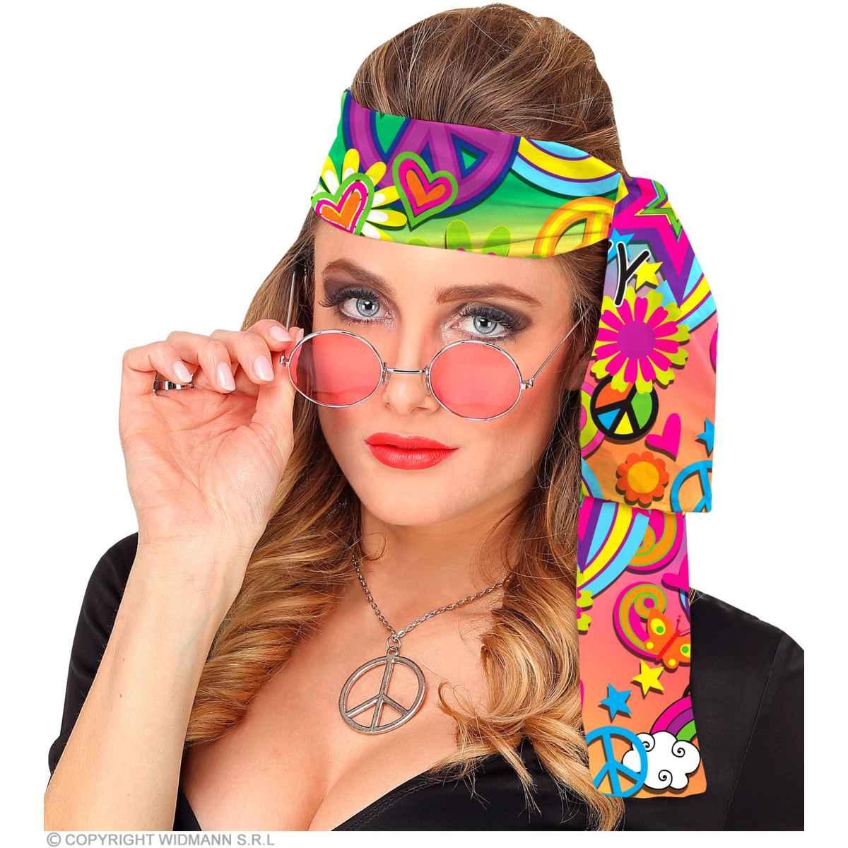 Fascia capelli hippie anni 70 80 peace love