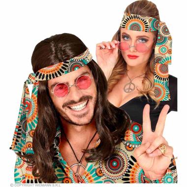 Fascia capelli hippie anni 70 80 peace love
