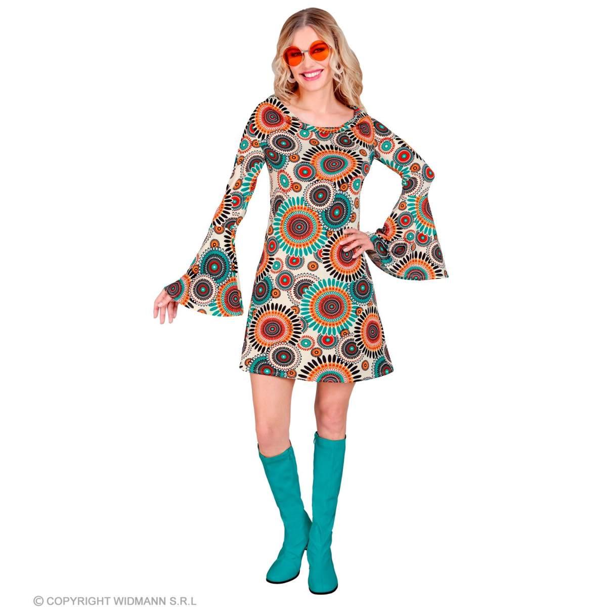 Costume abito anni 70 80 multicolor