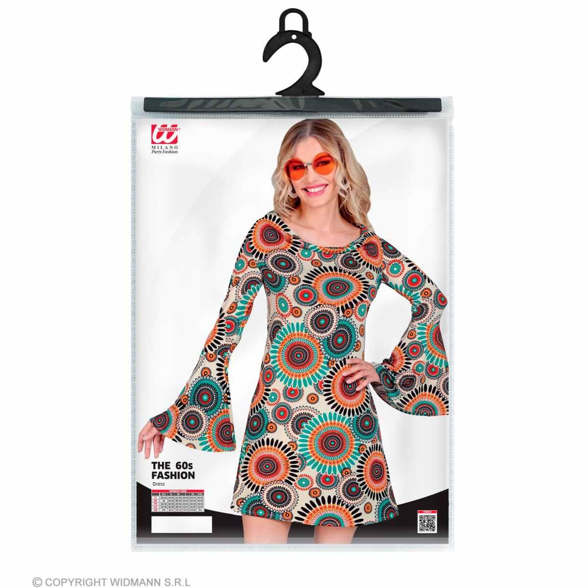 Costume abito anni 70 80 multicolor