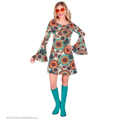 Costume abito anni 70 80 multicolor