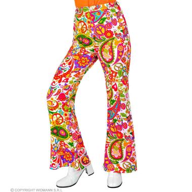 Pantaloni anni 70 80 zampa fantasia