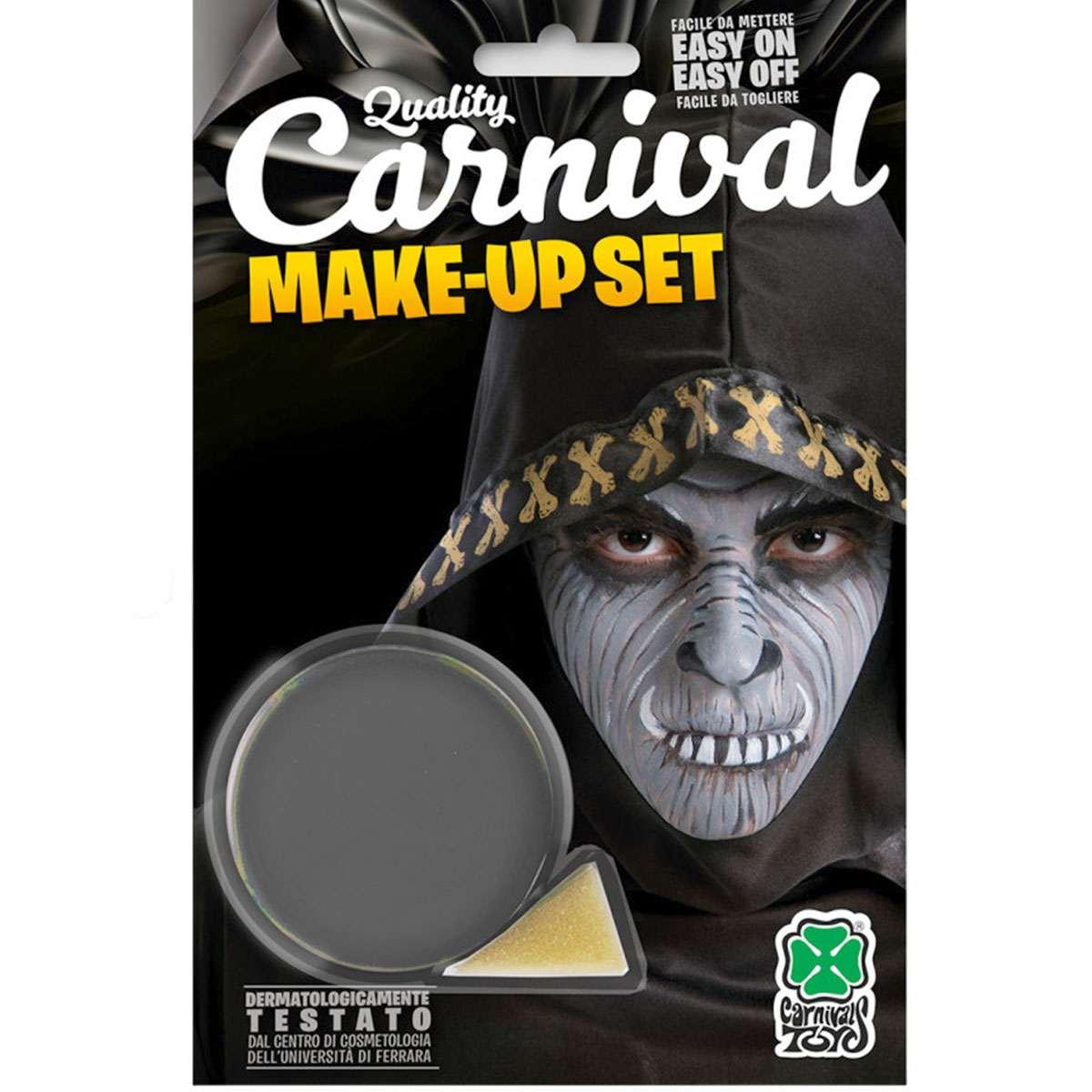 Trucco crema volto grigio