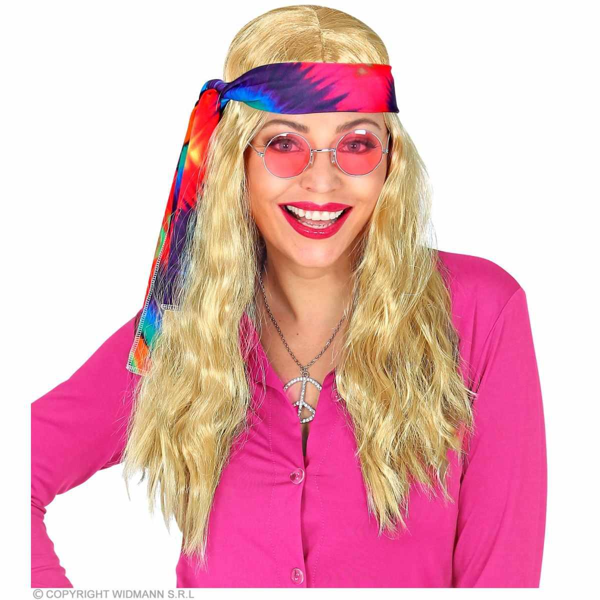 Parrucca bionda hippie fascia