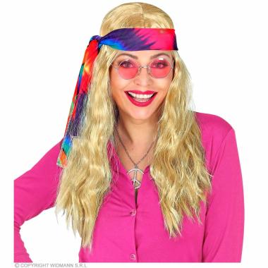 Parrucca bionda hippie fascia