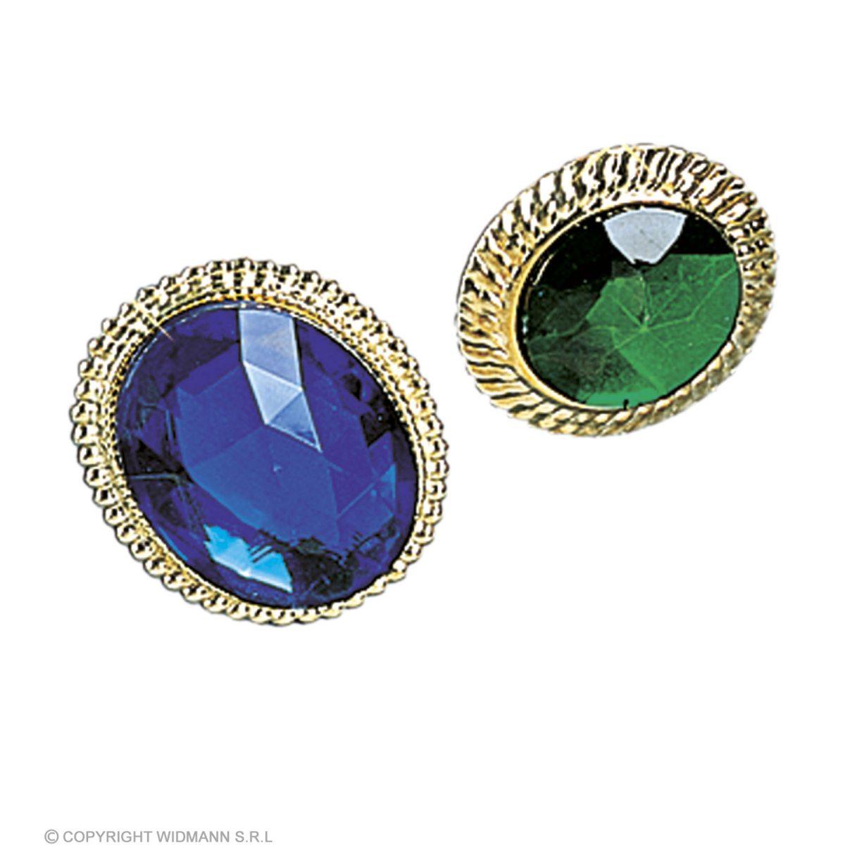 Anello metallo pietra 2 colori