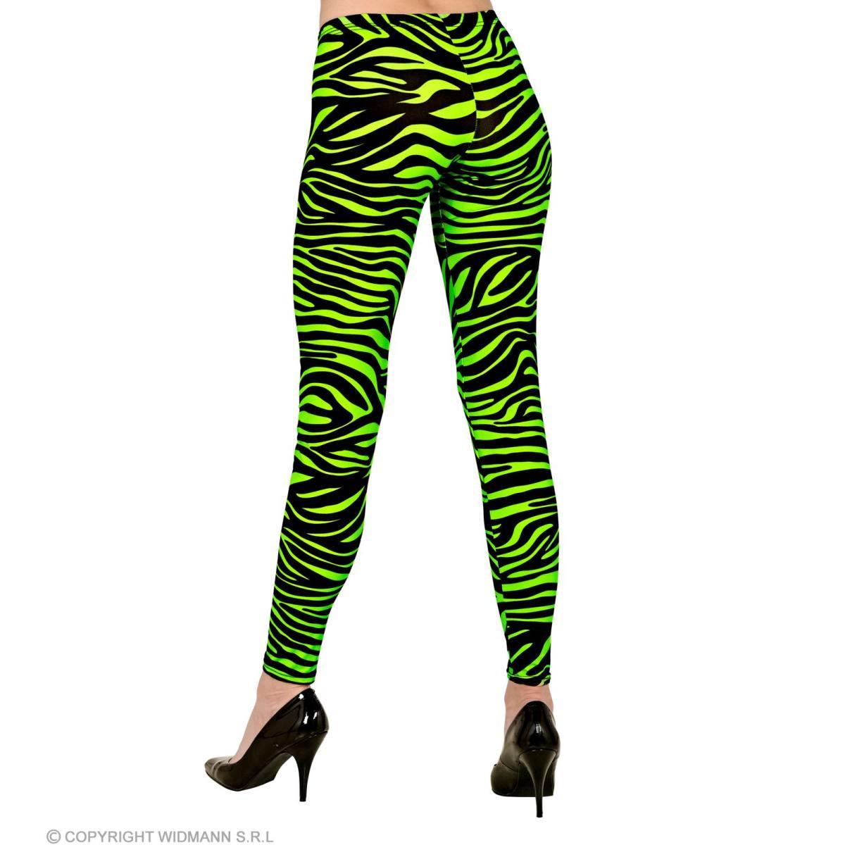 Leggins animalier verde