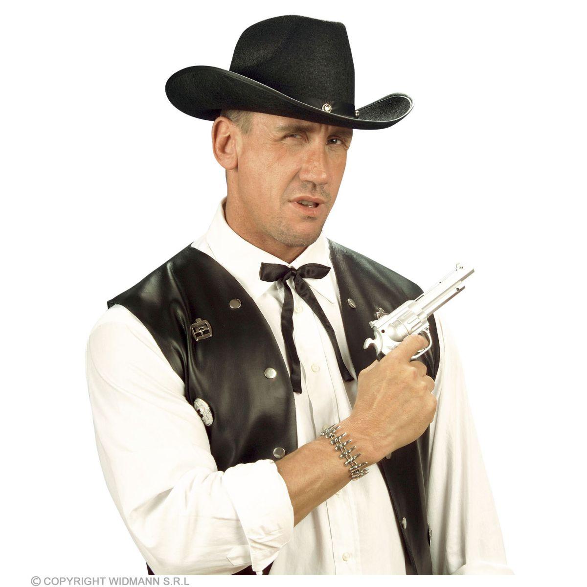 Cravatta nero cowboy