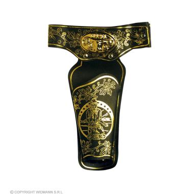 Cinturone cowboy fonfina 1 posto similpelle marrone