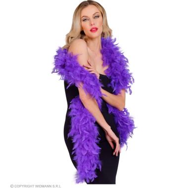 Boa di piume extra lusso viola 80 gr