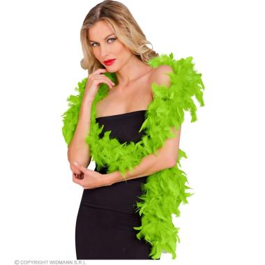 Boa di piume extra lusso verde lime 80 gr
