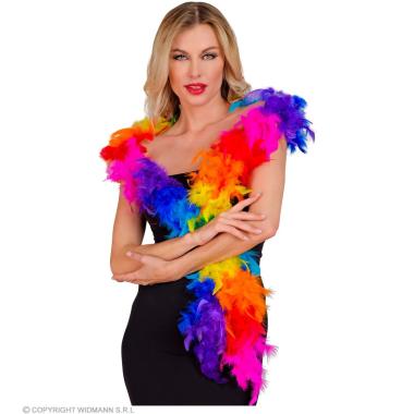 Boa di piume arcobaleno 80 gr