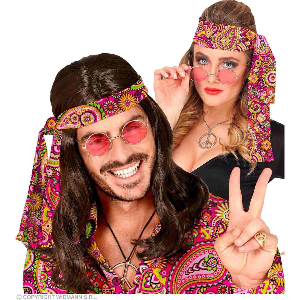 Fascia capelli hippie anni