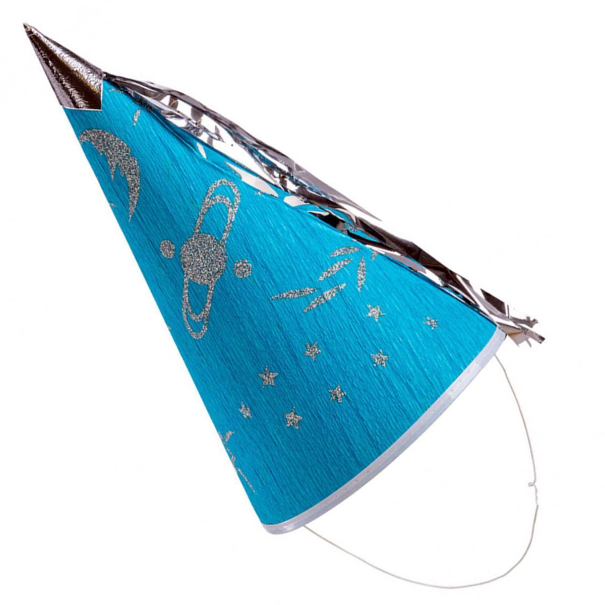 Cappello fatina azzurro monofloccato