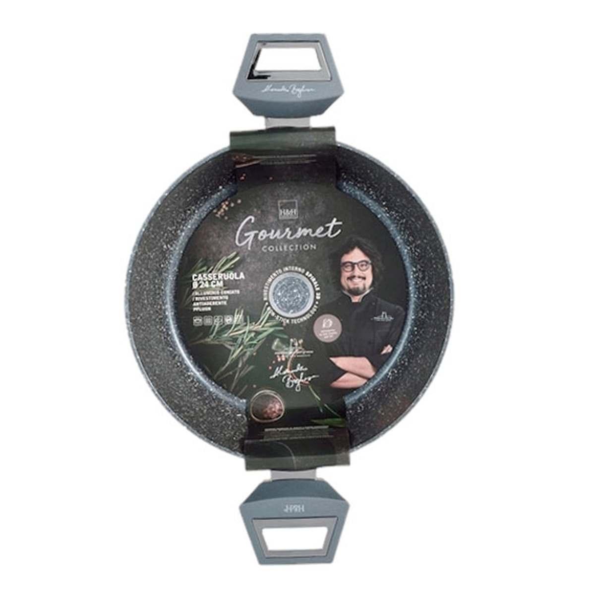 Casseruola cm.Ø24 H&H A.Borghese Gourmet | H&H