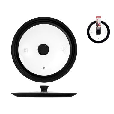 Coperchio Vetro e Silicone A. Borghese cm.Ø28 30 32 | H&H