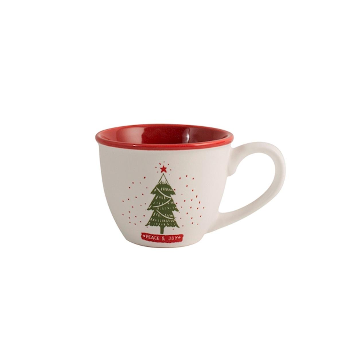 Tazzina Caffè Natale Colazione Joyful con Albero ml.90 | H&H