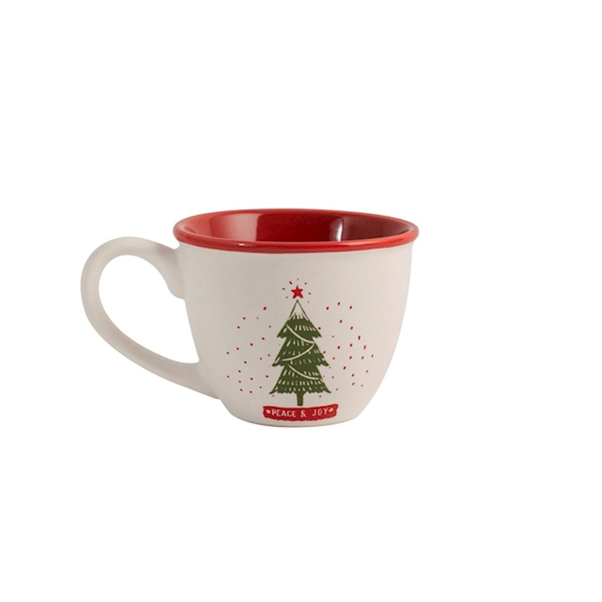 Tazzina Caffè Natale Colazione Joyful con Albero ml.90 | H&H